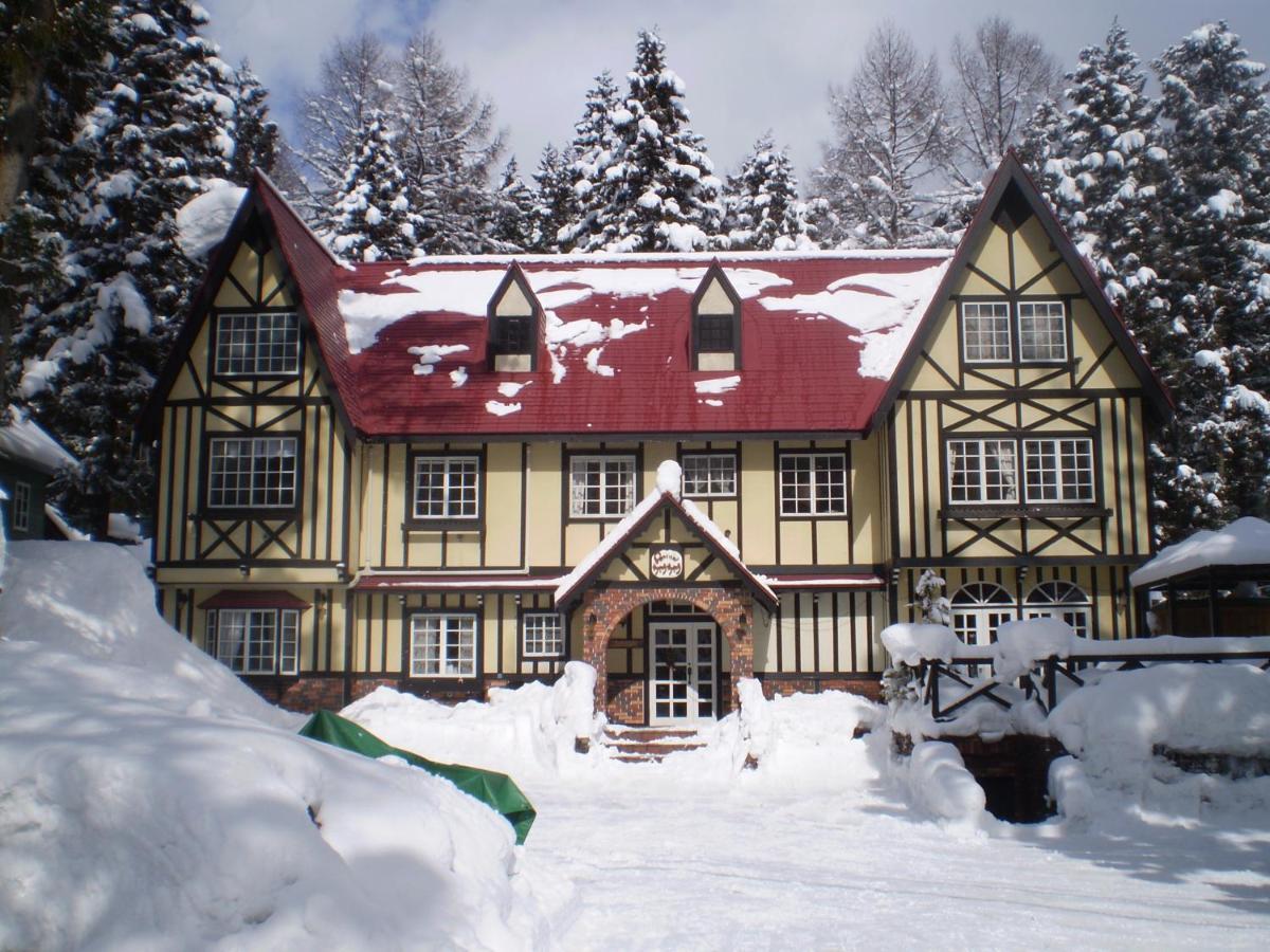 ペンション ちゃうちゃう Panzió Hakuba Kültér fotó